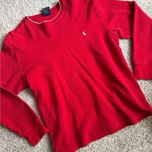 Polo Ralph Lauren Red Crewneck Sweater